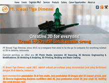 Tablet Screenshot of kreasi3d.com